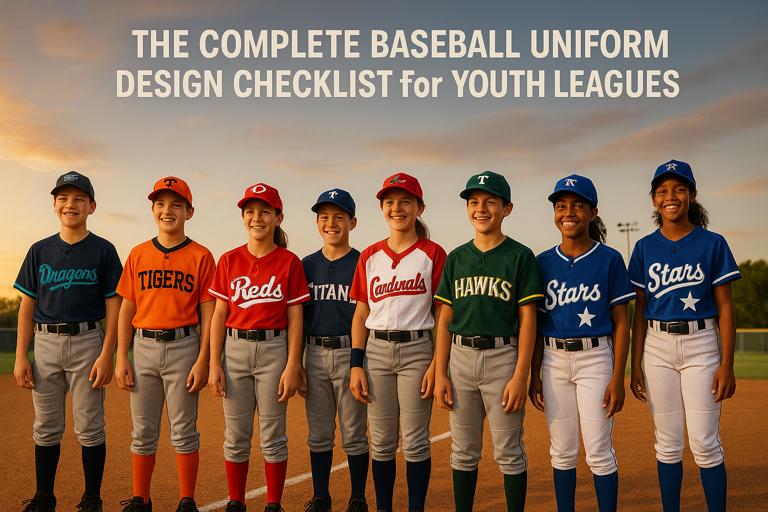 The Complete Baseball Uniform Design Checklist for Youth Leagues
